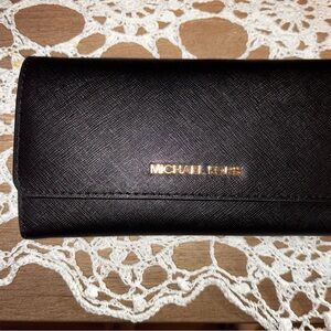Michael Kors Black Leather Wallet